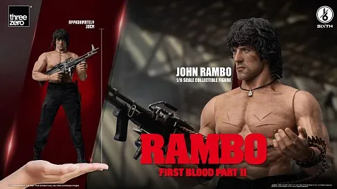 Фигурка Рэмбо — ThreeZero Rambo First Blood 2 1/6