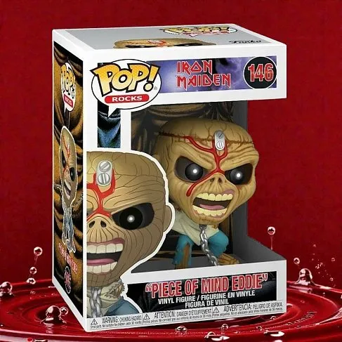 Фигурка Skeleton Eddie — Funko Iron Maiden Piece Of Mind POP! Rocks 146