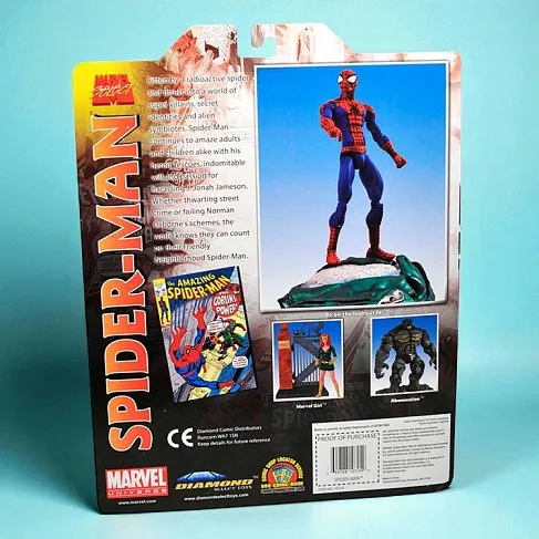 Фигурка Человека-Паука — Marvel Select Spider-Man with Crushed Car Base