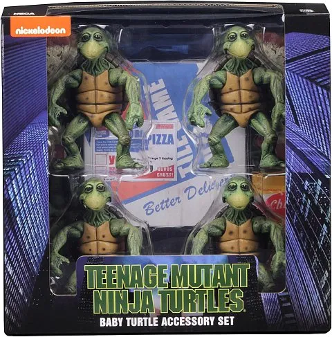 Набор Baby Turtles — Neca Teenage Mutant Ninja Turtles 4-Pack 1/4