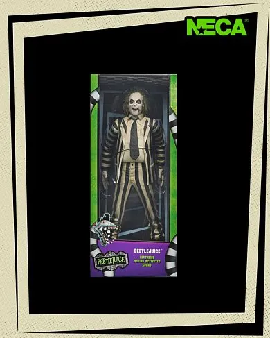 Фигурка Beetlejuice 1988 Stripe Suit — Neca Talking 1/4 Figure