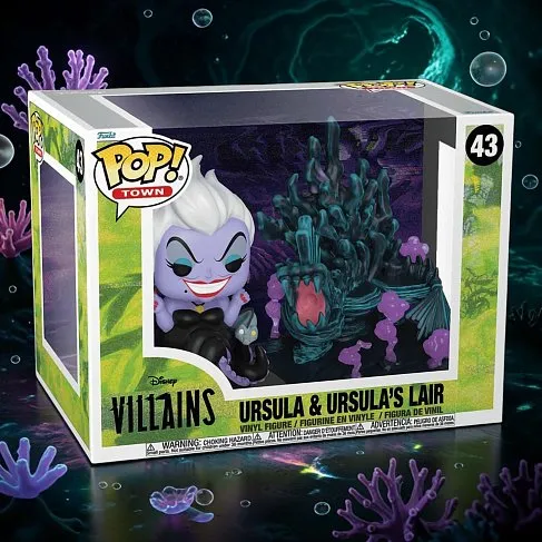 Фигурка Ursula and Lair — Funko Pop! Vinyl Town Villains 43