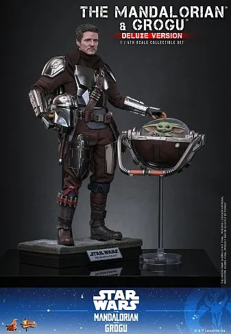 Фигурки Мандалорец и Грогу — Hot Toys MMS872 The Mandalorian and Grogu 1/6 Deluxe