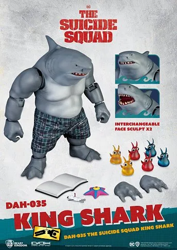 Фигурка King Shark — Suicide Squad Dynamic 8ction Heroes 1/8