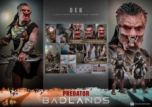 Фигурка Хищник — Hot Toys MMS849 Predator Badlands Dek 1/6