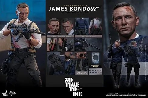 Фигурка James Bond Commando Outfit — Hot Toys MMS804 No Time To Die 1/6