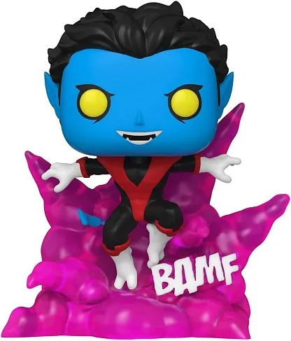 Фигурка X-Men Teleporting Nightcrawler Glow-in-the-Dark Deluxe Pop! - Previews Exclusive
