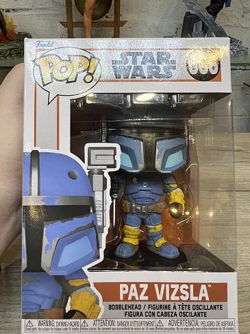 Фигурка Star Wars Mandalorian Paz Vizsla — Funko Pop! 666 BD