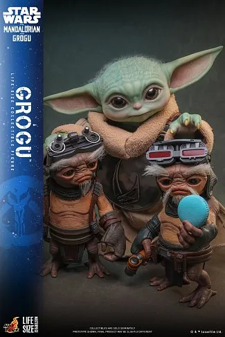 Фигурка Грогу 38 см — Hot Toys LMS016: The Mandalorian and Grogu 1/1