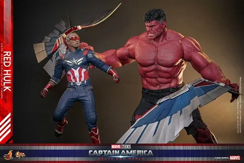 Фигурка Red Hulk — Hot Toys MMS797 Captain America Brave New World 1/6
