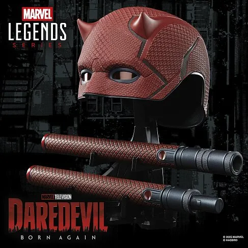 Шлем Сорвиголовы — Hasbro Marvel Legends Daredevil Born Again Mask