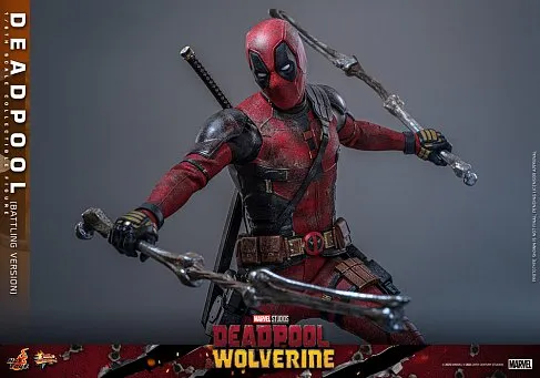 Фигурка Deadpool Battling Version — Hot Toys MMS782 1/6 Deadpool & Wolverine