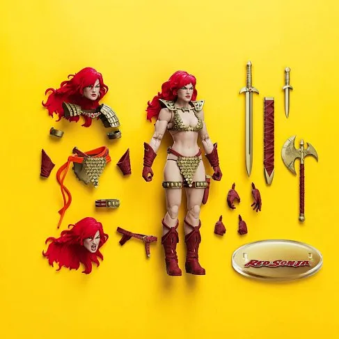 Фигурка Red Sonja Limited Gold and Red — Boss Fight Studio Epic HACKS Figure