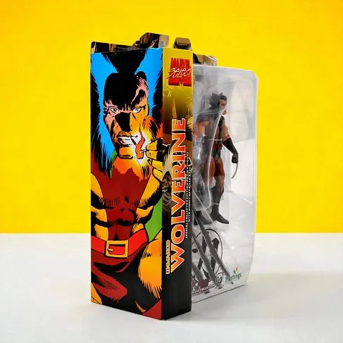 Фигурка Росомаха — Marvel Select Brown Costume Unmasked Wolverine