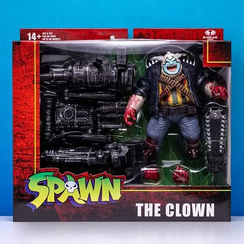 Фигурка Спаун — McFarlane Toys Spawn The Clown Deluxe Set Bloody 