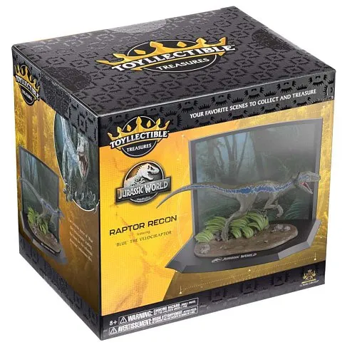 Фигурка Velociraptor Blue — Noble Collection Jurassic Park Diorama