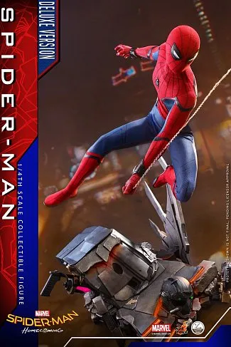 Фигурка Спайдермен — Hot Toys Spider-Man Homecoming Quarter Scale 1/4 Deluxe