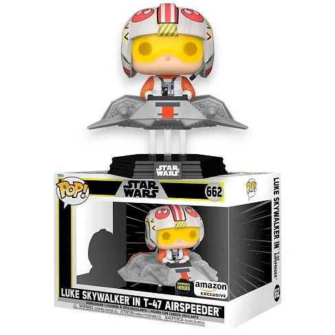 Фигурка Star Wars Luke Skywalker in T-47 Airspeeder Exclusive — Funko Pop! Vinyl Rides 662