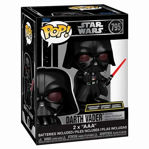 Фигурка Darth Vader — Funko Star Wars POP! Sound Light Up 795