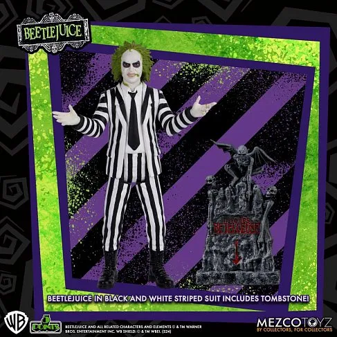 Фигурка Битлджус — Mezco Beetlejuice 5 Points Action Figure Set of 2