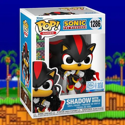 Фигурка Sonic the Hedgehog Shadow with Wings Exc — Funko Pop Vinyl 1286