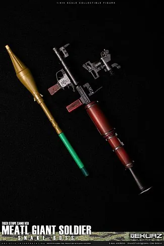 Фигурка Metal Gear Solid — Ekuaz Studio EKS010 Snake Boss Tiger Stripe Camo 1/6 