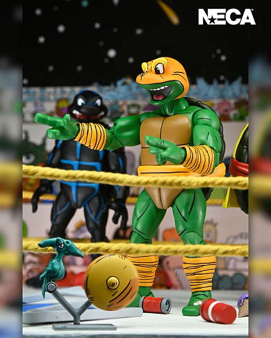 Фигурки Stump Wrestling 4-pack — Neca Teenage Mutant Ninja Turtles Archie Comics