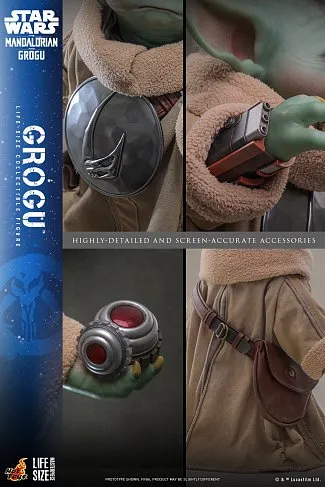 Фигурка Грогу 38 см — Hot Toys LMS016: The Mandalorian and Grogu 1/1