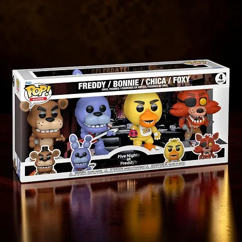 Фигурка FNAF Freddy/Bonnie/Chica/Foxy — Funko Pop Vinyl 4 штуки