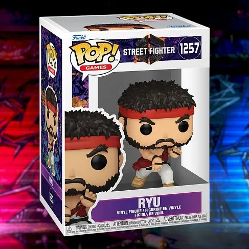 Фигурка Street Fighter Ryu — Funko Pop Vinyl 1257