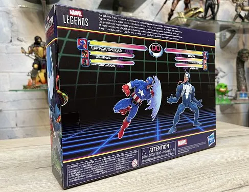 Фигурки Captain America vs Venom — Hasbro Marvel Legends Gamerverse