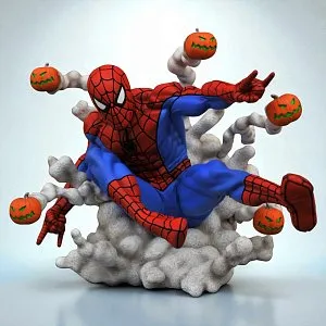 Фигурка Спайдермен — Marvel Gallery Spider-Man Pumpkin Bomb
