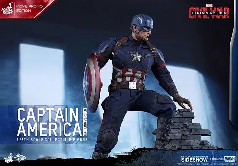 Фигурка Капитана Америки — Hot Toys MMS360 Captain America Civil War Exclusive 1/6