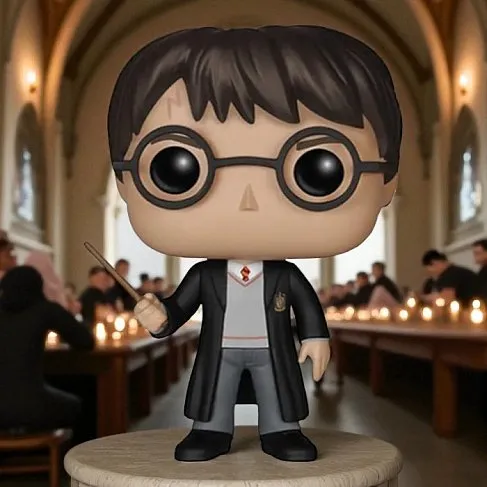 Фигурка Гарри Поттера — Funko POP! Harry Potter with Wand 01