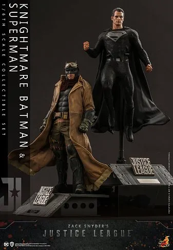 Фигурки Knightmare Batman and Superman — Hot Toys TMS038 Zack Snyder Justice League 1/6 Set
