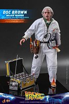 Фигурка Док Браун — Hot Toys MMS610 BttF Doc Brown 1/6 Deluxe Figure