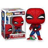 Фигурка Marvel Holiday Spiderman w Open Gift — Funko Pop! Vinyl 1441