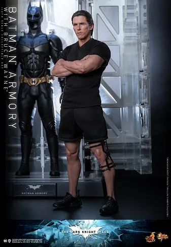 Фигурка Hot Toys MMS702 Dark Knight Rises - Batman Armory w Bruce Wayne Set 1/6