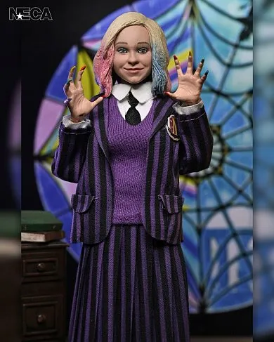 Фигурка Wednesday Addams and Enid Sinclair Nevermore Uniforms — Neca Clothed Action Figure