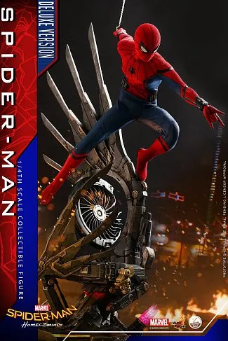 Фигурка Спайдермен — Hot Toys Spider-Man Homecoming Quarter Scale 1/4 Deluxe