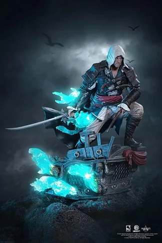 Фигурка Assassins Creed Black Flag Resynced Animus Edward Kenway — Pure Arts 1/8 Statue
