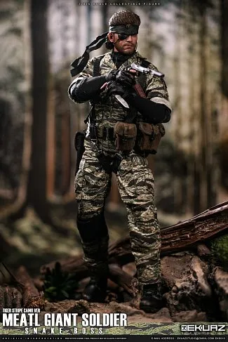 Фигурка Metal Gear Solid — Ekuaz Studio EKS010 Snake Boss Tiger Stripe Camo 1/6 