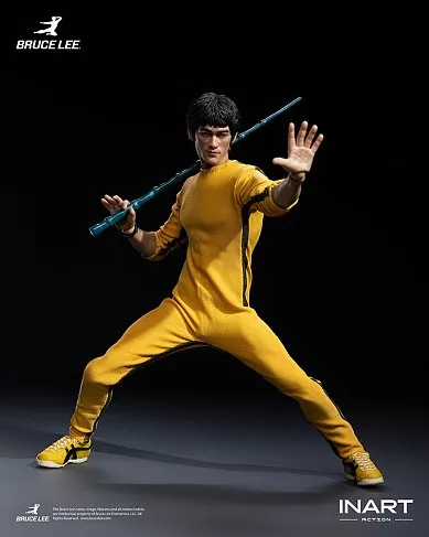 Фигурка Брюс Ли — Inart GyA036 Bruce Lee Yellow Jumpsuit 1/12