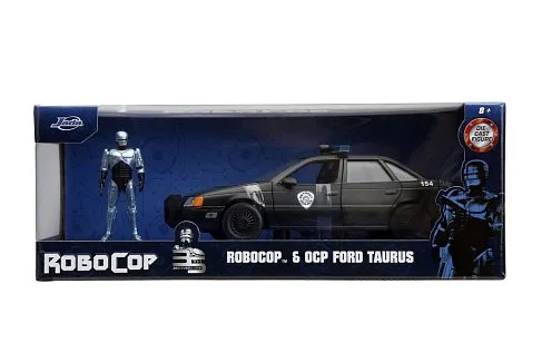 Модель Ford Taurus — 1:24 Die-Cast Metal Vehicle w Figure Robocop 1987