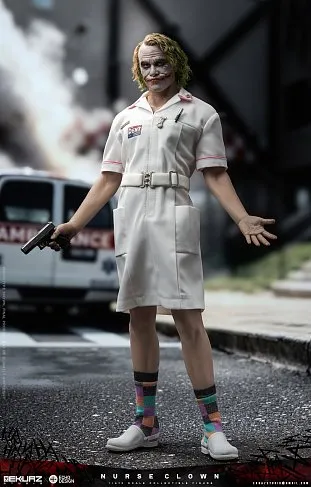 Фигурка Джокер — Ekuaz Studio EKS014 The Dark Knight Joker (Nurse Clown) 1/6