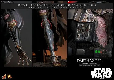 Фигурка Darth Vader Battle Damaged — Hot Toys DX44 Star Wars 1/6