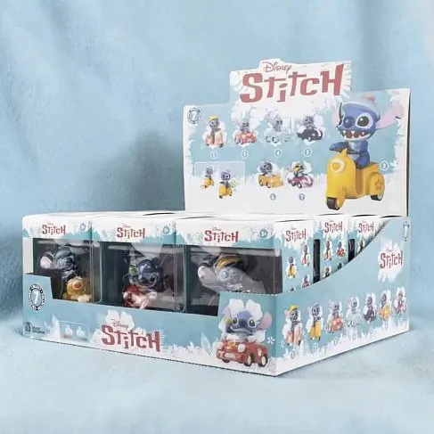 Фигурка Stitch Pull-back Car — Yume Toys Zoom Hero Lilo & Stitch Красная машина