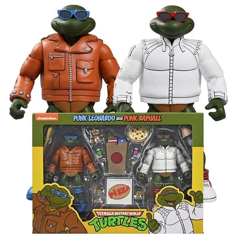 Фигурки Punk Leo and Punk Raph 2-pack — Neca Teenage Mutant Ninja Turtles Cartoon