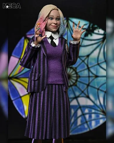 Фигурка Wednesday Addams and Enid Sinclair Nevermore Uniforms — Neca Clothed Action Figure