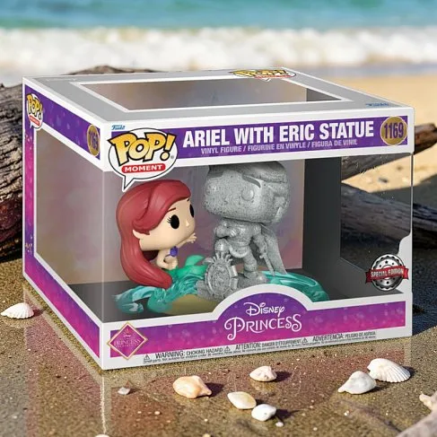 Фигурка Little Mermaid Ariel w Statue Eric Exclusive — Funko Pop! Vinyl Disney Ultimate Princess 1169